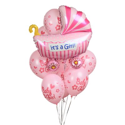 Повітряні кульки з гелієм - It`s a girl 404 фото