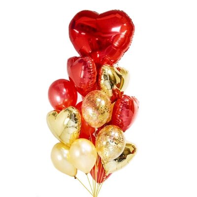 Повітряні кульки з гелієм - Red posh 104 фото