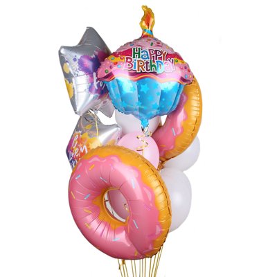 Повітряні кульки з гелієм - Sweet birthday 105 фото