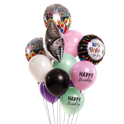 Повітряні кульки з гелієм - Birthday party 122 фото