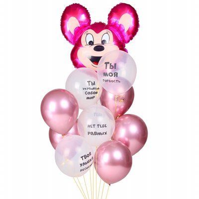 Повітряні кульки з гелієм - Minnie Mouse 169 фото