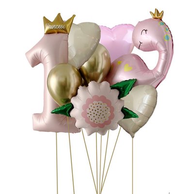 Повітряні кульки з гелієм - One pink 507 фото