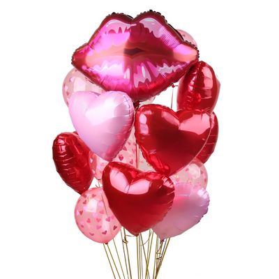 Повітряні кульки з гелієм - Hot kiss 307 фото